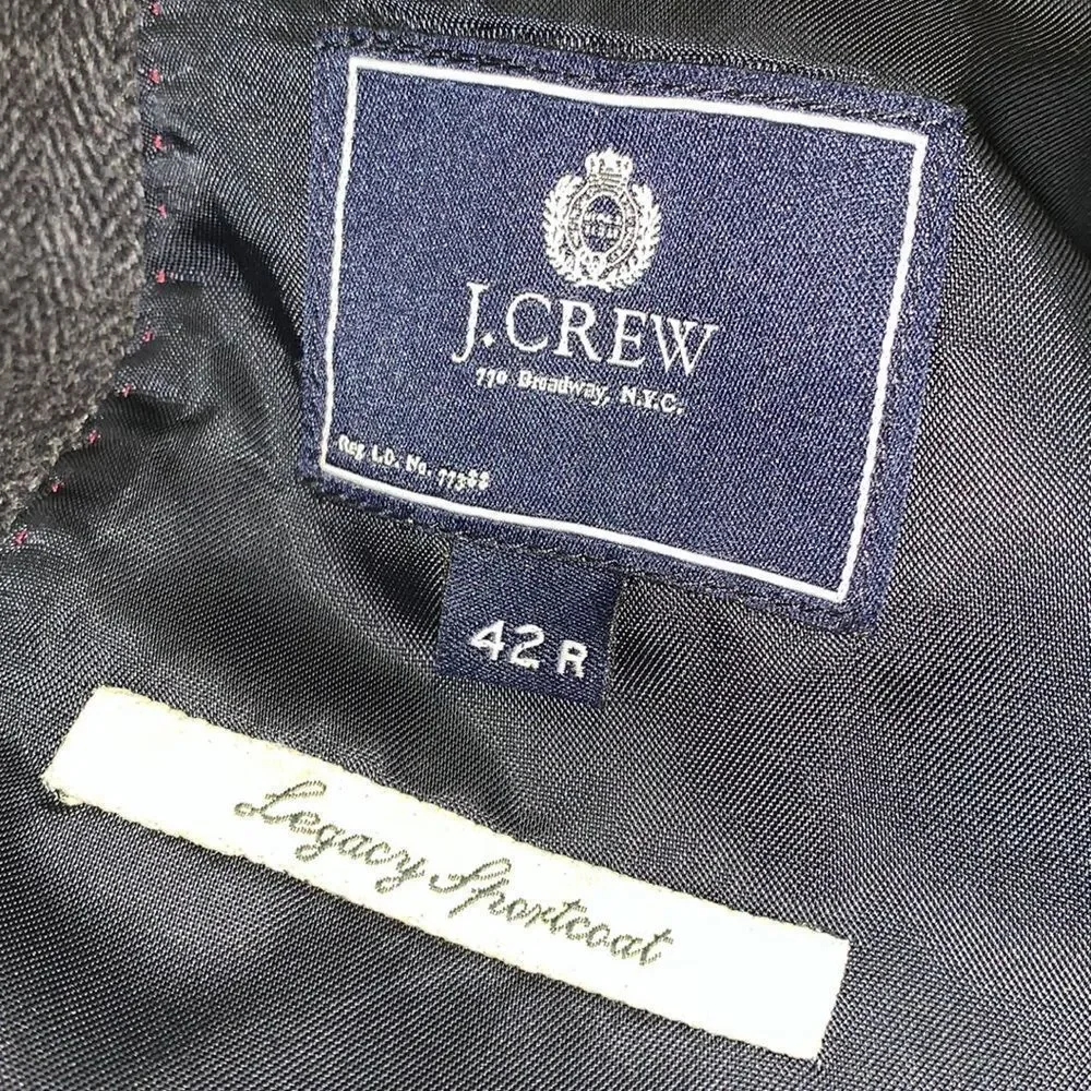 Mens J.‎ Crew Wool Blend Legacy Sports Coat Blazer
